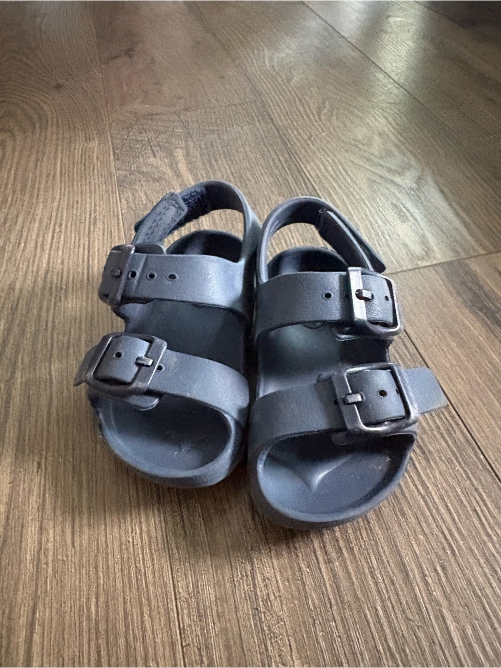 Cat & Jack Black Double-Buckle Kids Sandals